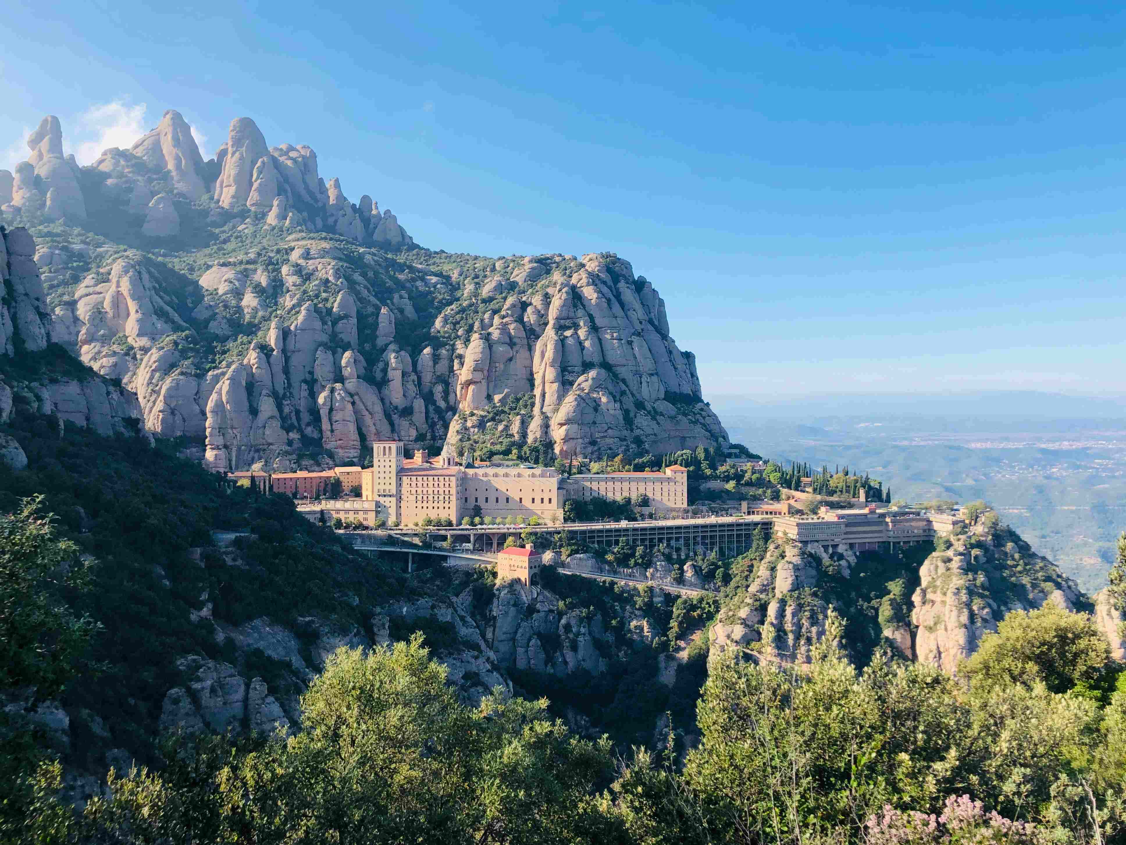 town on a massive cliff