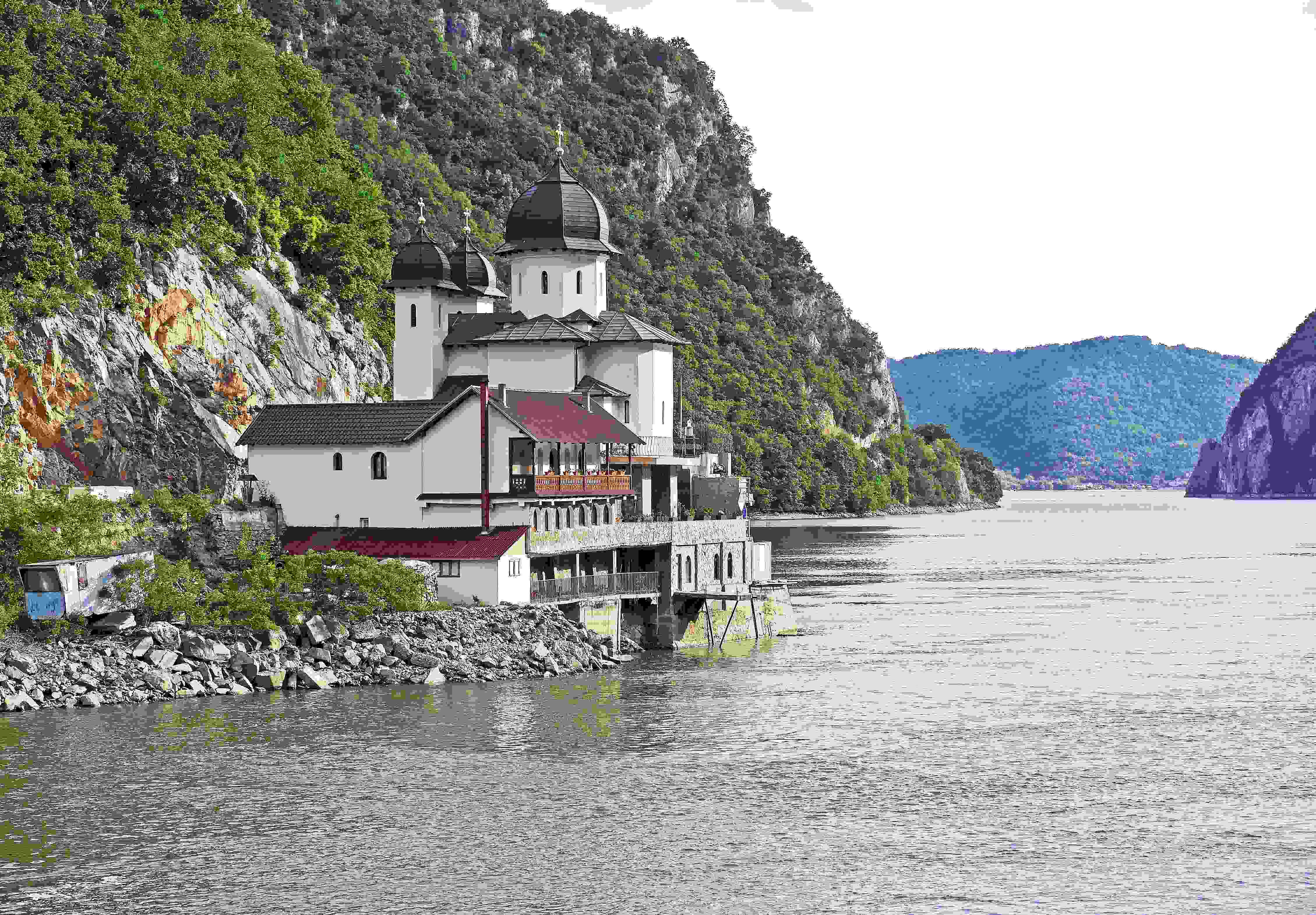 Monestary on the lake