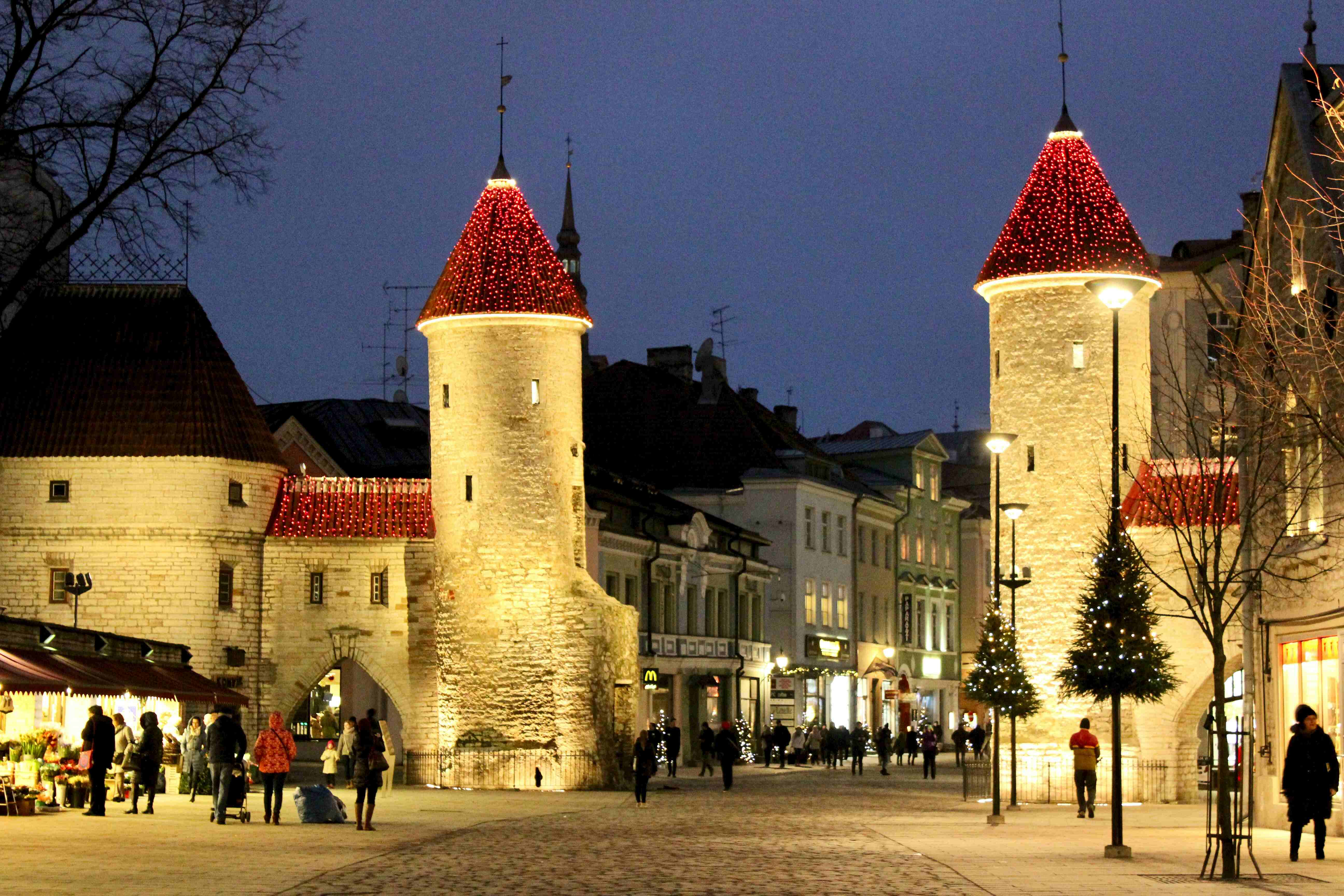 old town entrance in estonia