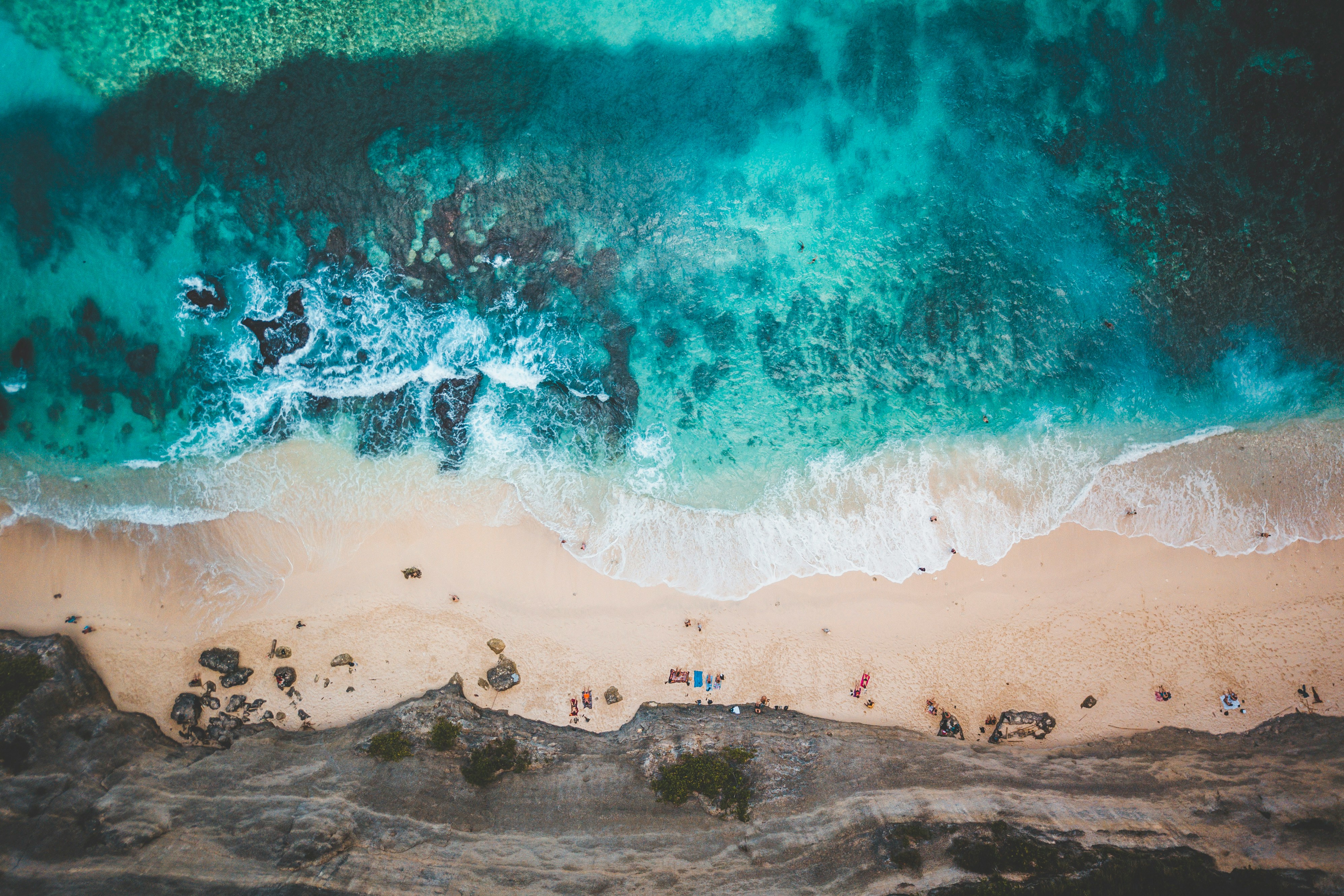 People on the beach