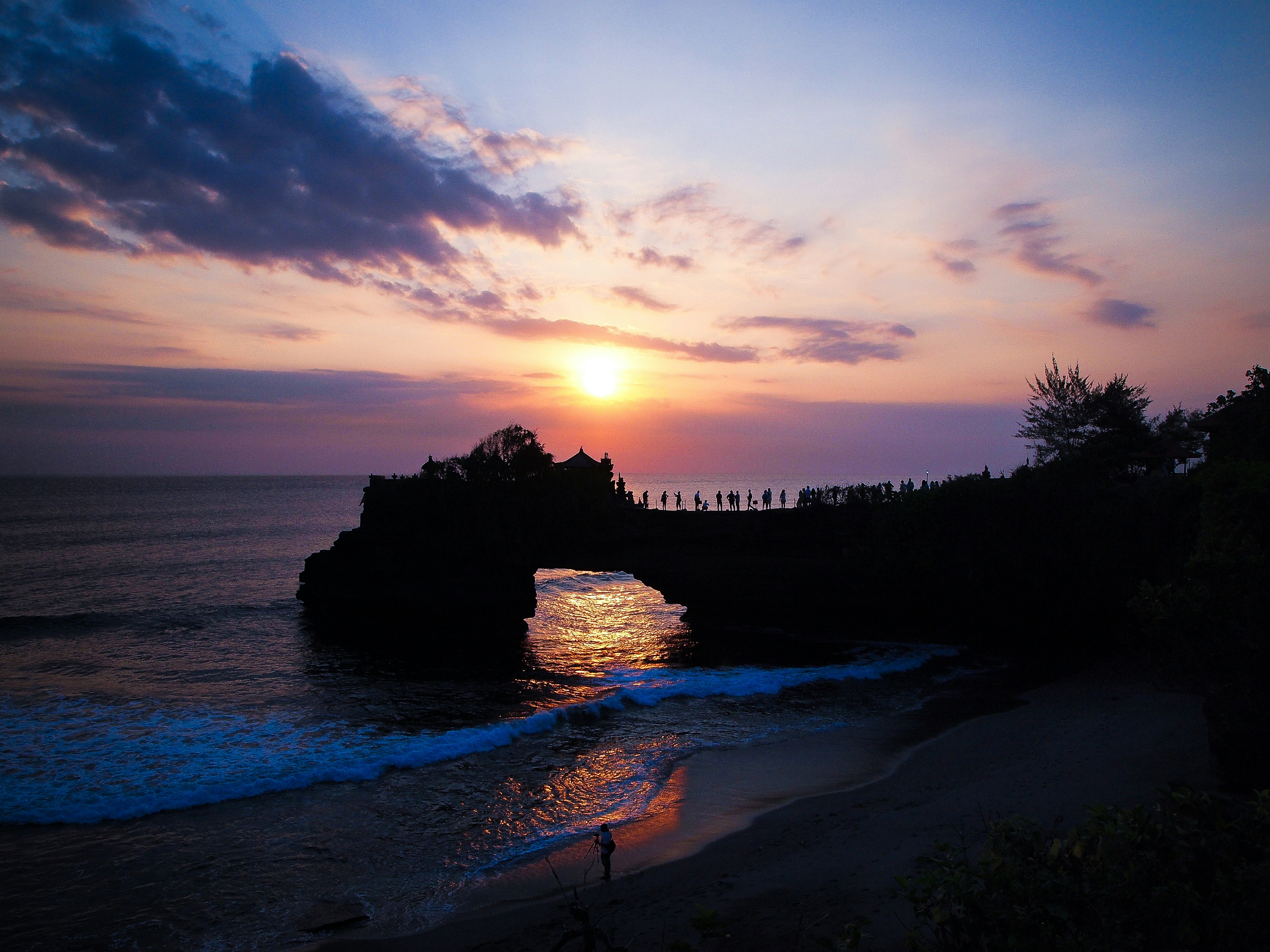 Sunset on the beach