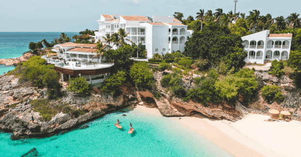 resort on the cliffside