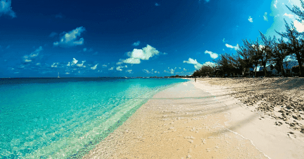 beautiful colors on beach