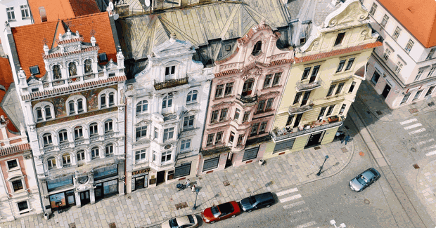 colorful buildings in czech