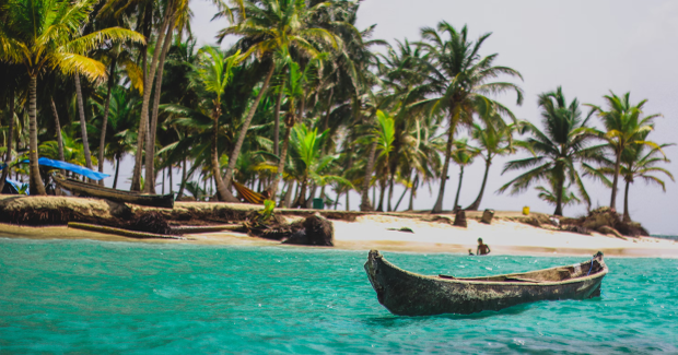 boat floating in the water