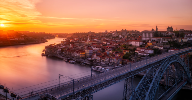 Portugal at sunset