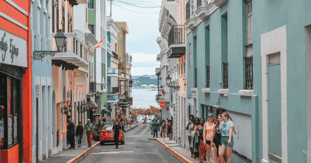 Old San Juan colorful houses