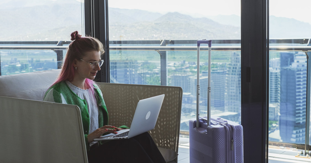 girl applying for the schengen visa