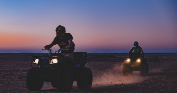 ATV's in desert