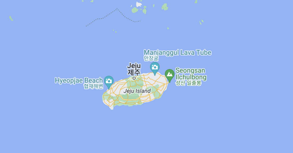 Jeju on the map